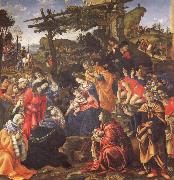 Filippino Lippi The Adoration of the Magi oil painting picture wholesale
